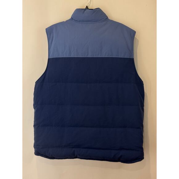 Patagonia Reversible Bivy Down Vest Mens XXL Blue Puffer Full Zip 27587 - Read - Picture 6 of 14